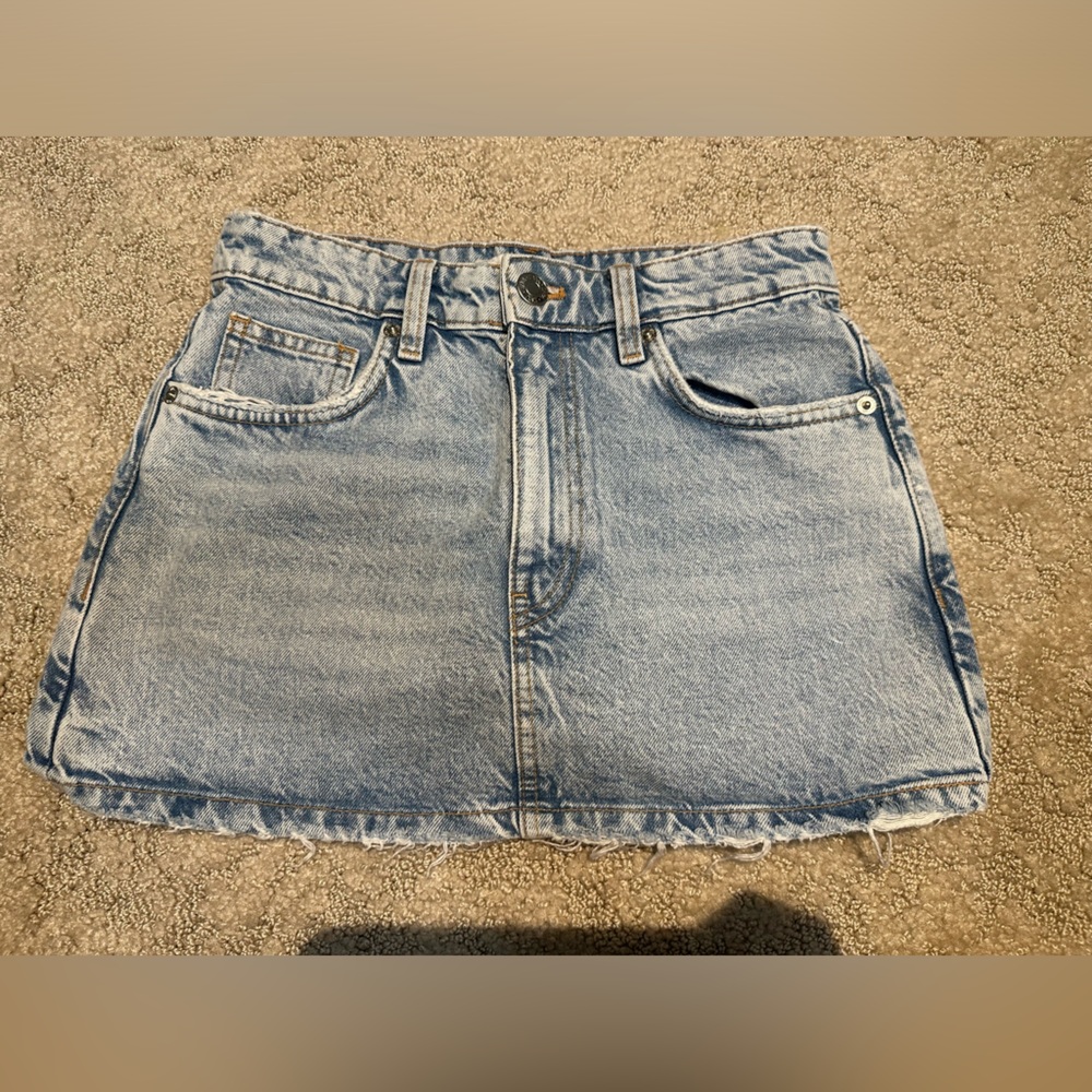 Zara denim skirt/short